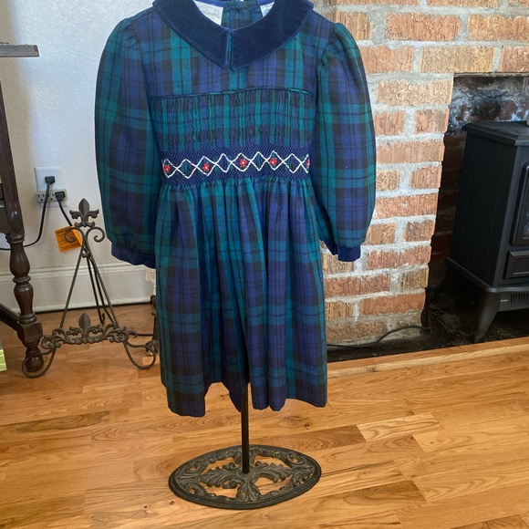 Heirloom Polly Flinders Toddler Girls Smocked Dress size 3 - Picture 5 of 15